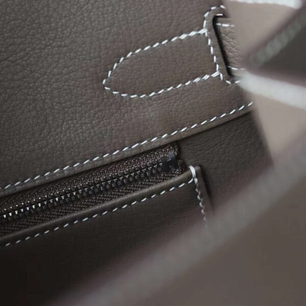 HERMES Birkin 30CM Togo Leather CK18 Etoupe PHW Hardware
