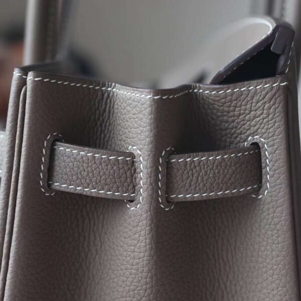 HERMES Birkin 30CM Togo Leather CK18 Etoupe PHW Hardware