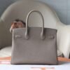 HERMES Birkin 30CM Togo Leather CK18 Etoupe PHW Hardware