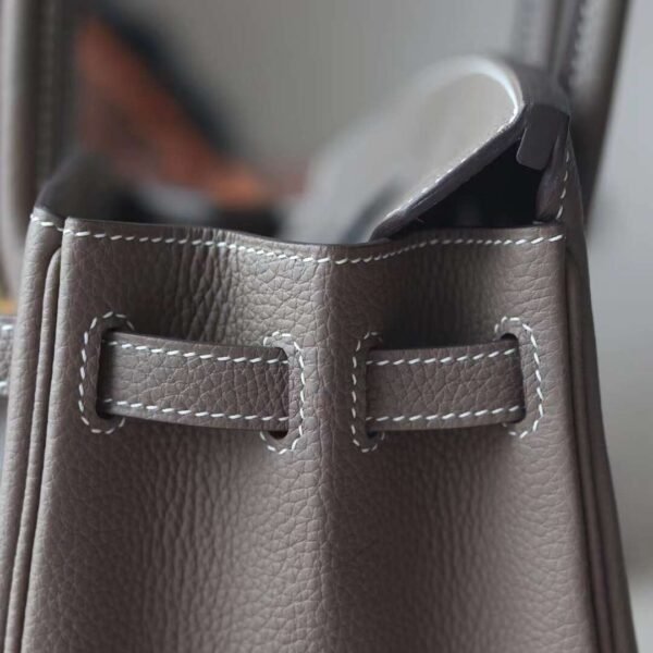 HERMES Birkin 25CM CK18 Etoupe Togo Leather GHW Hardware
