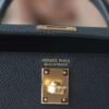 HERMES Mini Kelly CK89 Black Epsom Leather GHW Hardware