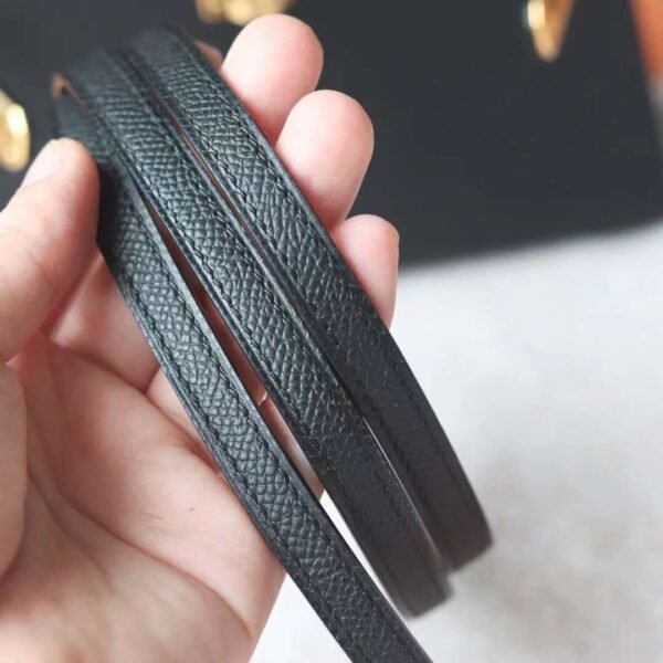 HERMES Mini Kelly CK89 Black Epsom Leather GHW Hardware